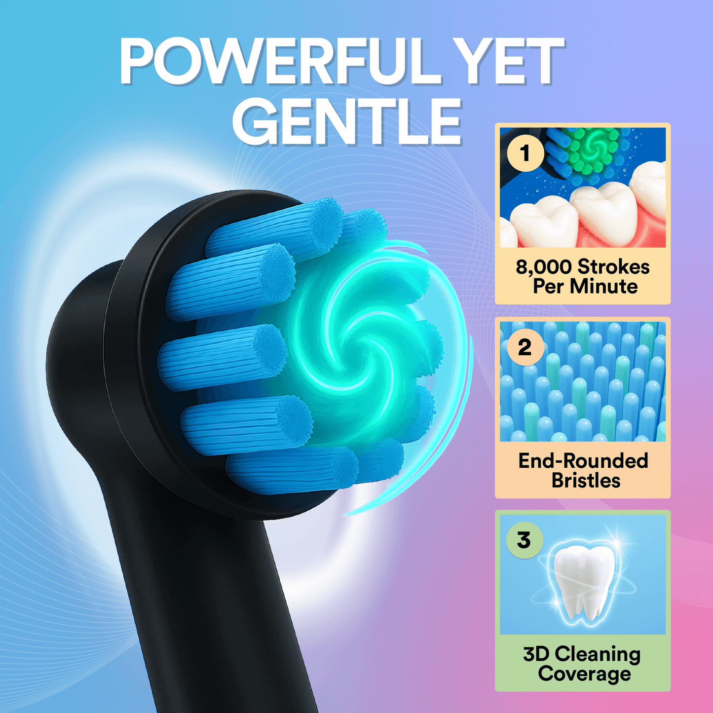 Oscillating 5-In-1 Electric Toothbrush