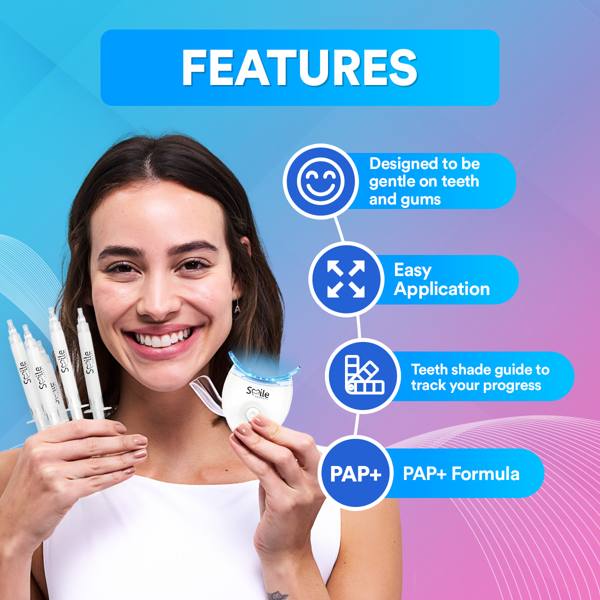 PAP+ Teeth Whitening Kit - With 6 Treatments